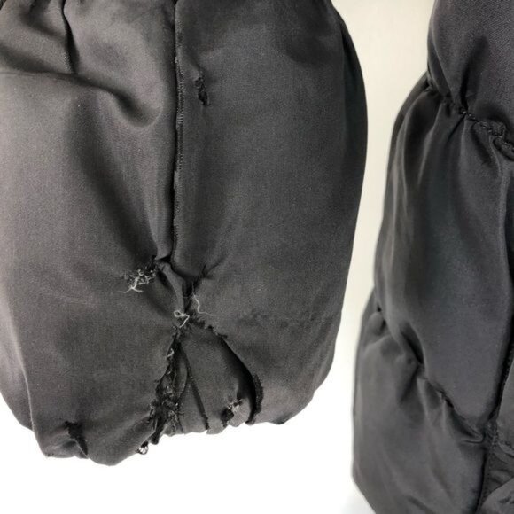 PRADA Down Puffer Belted Coat Raccoon Fur Hood Jacket - Picture 12 of 16